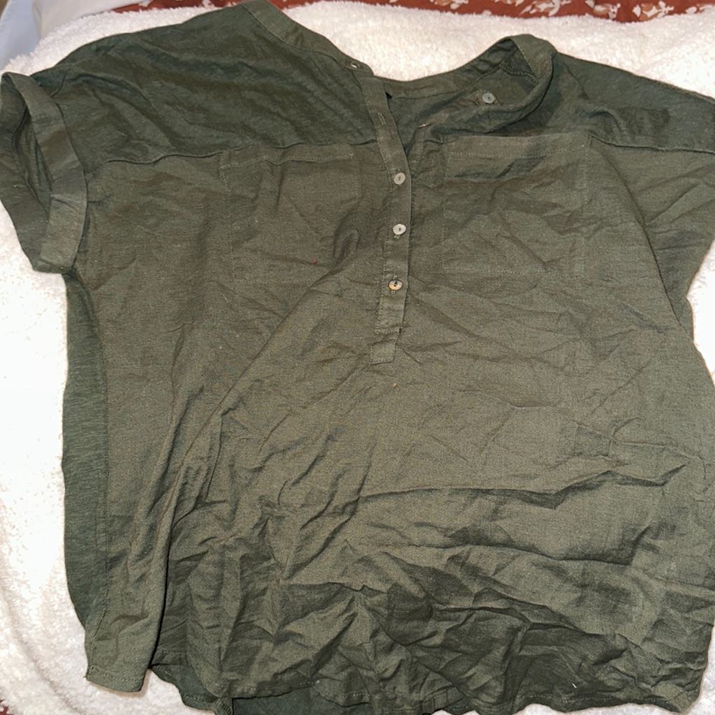 Army Green Lucky Brand Shirt